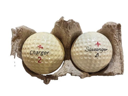 Vintage Slazenger B51 1.62 Orange Golf Ball - Single Ball Box Rare