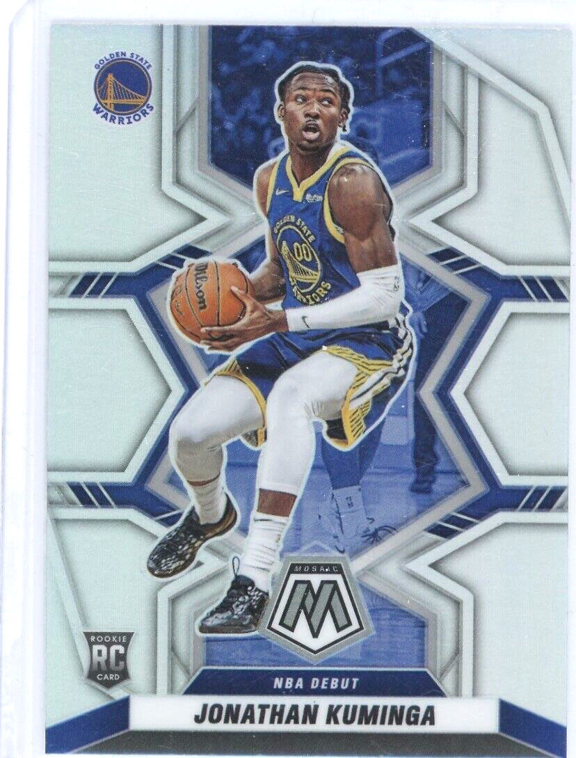 2021/22 Panini Mosaic JONATHAN KUMINGA "SILVER PRIZM" Rookie Card RC #268