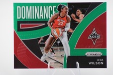 2022 WNBA Panini Prizm -A'ja  Wilson Green Dominance Prizm