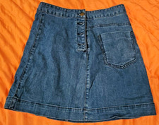 Women's Harper Denim Skirt Small Button Fly