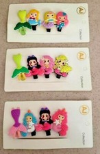 AJ Hair Clips - Mermaid Hair Clip Set B 4pins/pack x lot of 3  total of 12pins