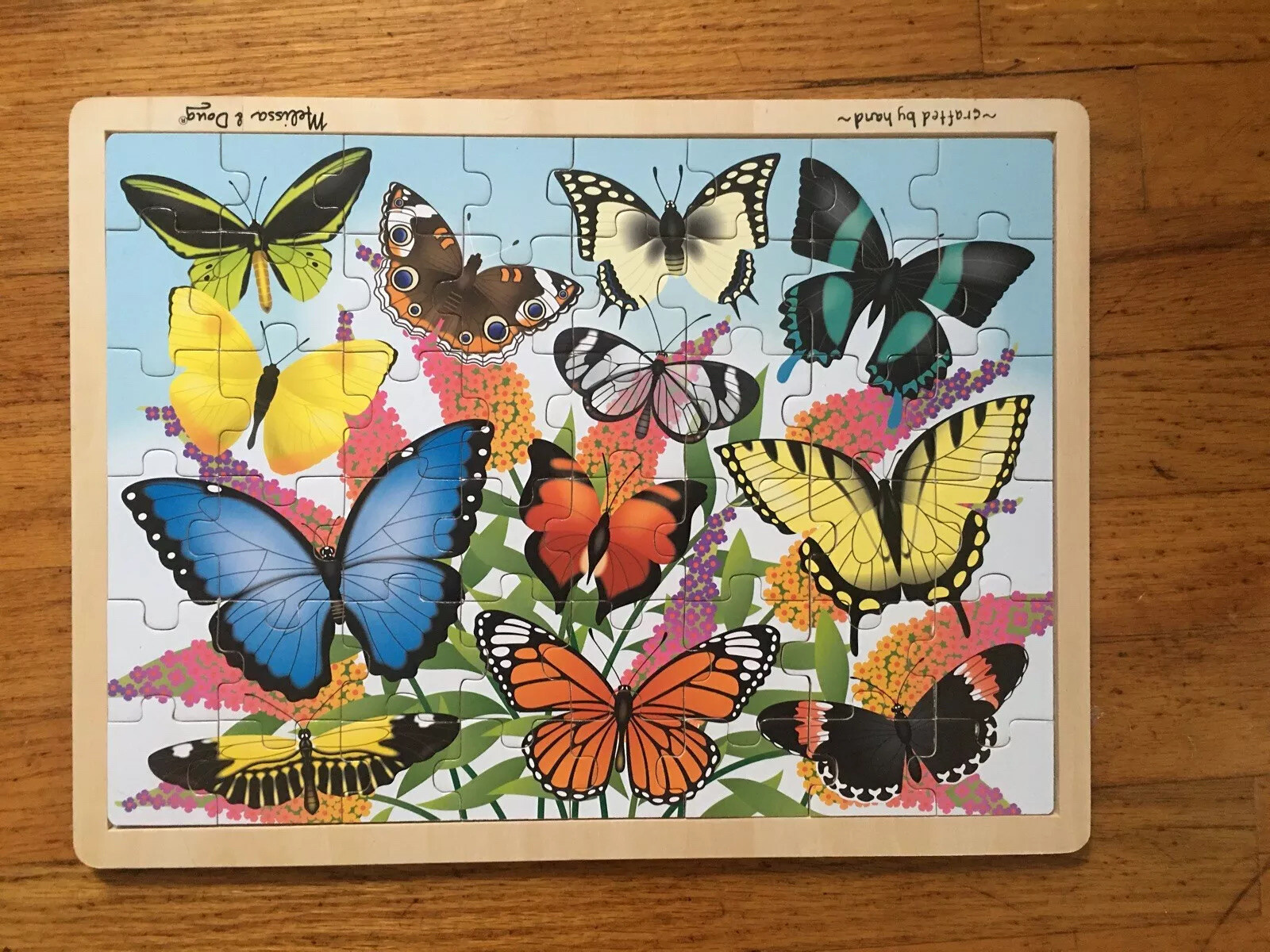 melissa and doug butterfly puzzle