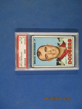 1967 Topps Baseball # 276 Bruce Brubaker PSA 8 NMT-MT