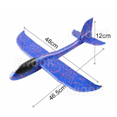 EXTRA Large Foam Plane Glider Kids Outdoor Toy Aeroplane 48CMX46.5CM - Picture 10 of 18
