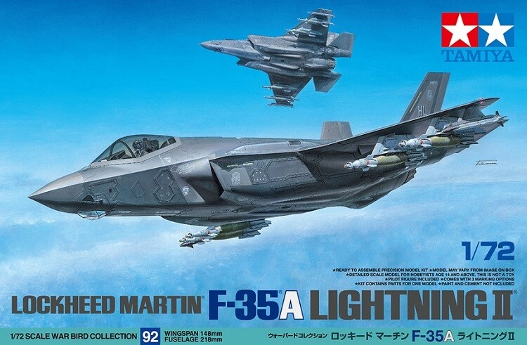 Tamiya 60792 - 1:72 Lockheed Martin F-35A Lightning II - New