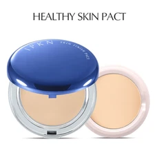 IPKN Skin Finish Pact Powder + Refill, #23 Natural Beige (2024' new case design)