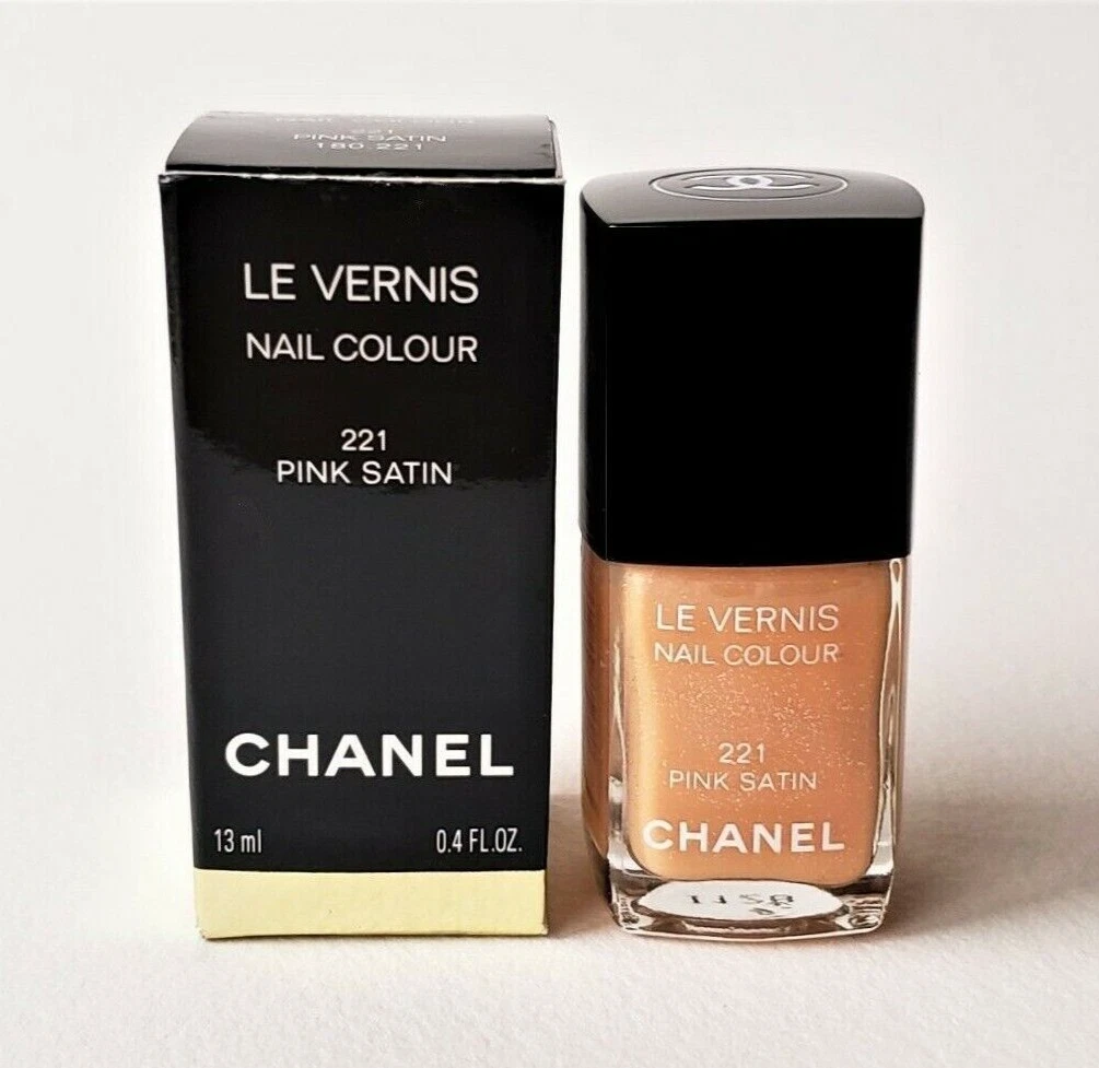 CHANEL Le Vernis Nail Polish 221 PINK SATIN (made in U.S.A.)