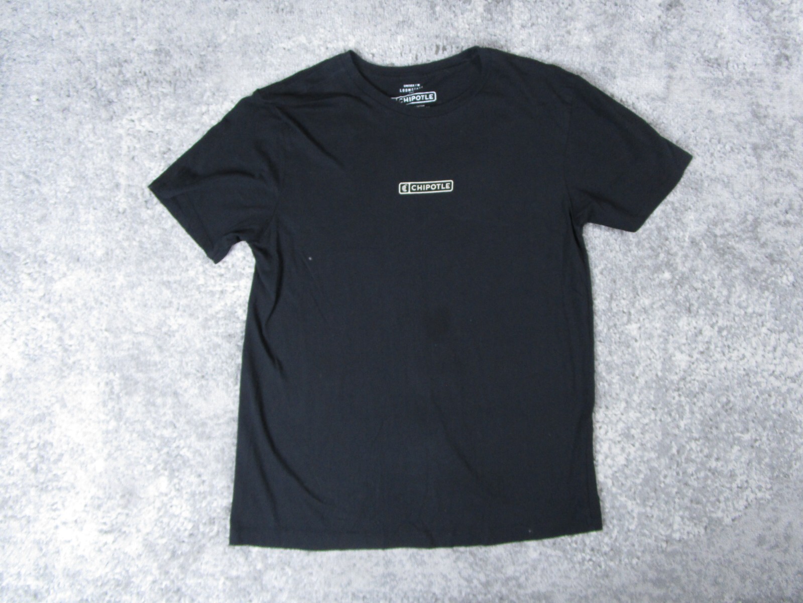 Loomstate Unisex Adult Medium Chipotle Black Graphic Tee Short Sleeve Food TShirt-image