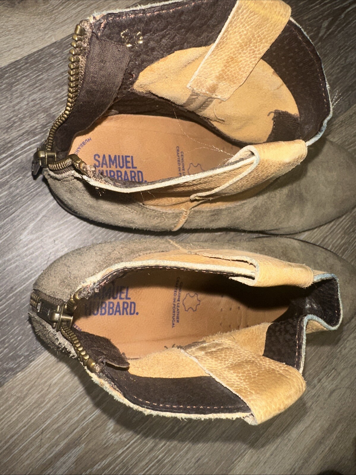 Samuel Hubbard Closed Toe Beige Solid Ankle Booti… - image 7