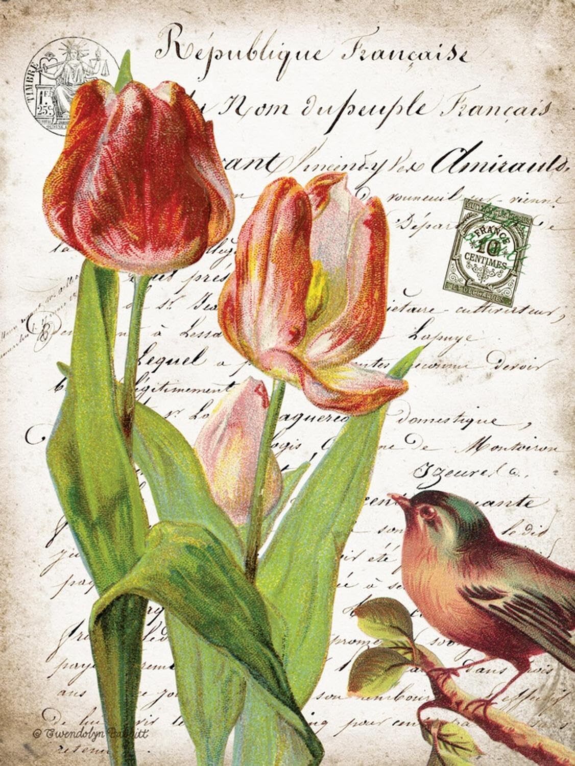 Wall Art Print French Botanical II by Gwendolyn Babbitt, 24