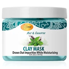 Spa Redi Pedi Mask - Mint & Eucalyptus (Clay) 16 oz