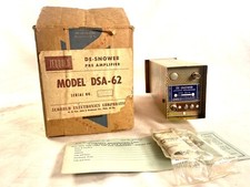 Vintage Jerrold DSA-62 De-Snower Antenna Pre Amplifier  - Vacuum Tube Amp NOS