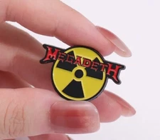 MEGADETH - Hazard Radiation American Thrash Enamel Pin - Heavy Metal Brooch Pin