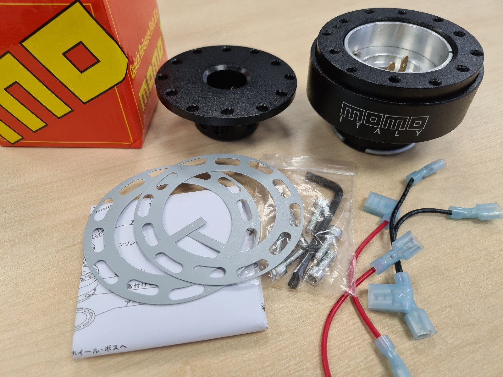 MOMO Quick Release Snap Off Steering Wheel Hub Kit BLACK, momo Nardi OPM NRG eBay