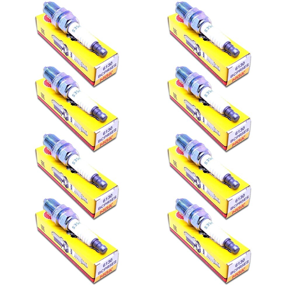 Genuine OEM NGK BCPR5ES 6130 Spark Plug - 8 PACK
