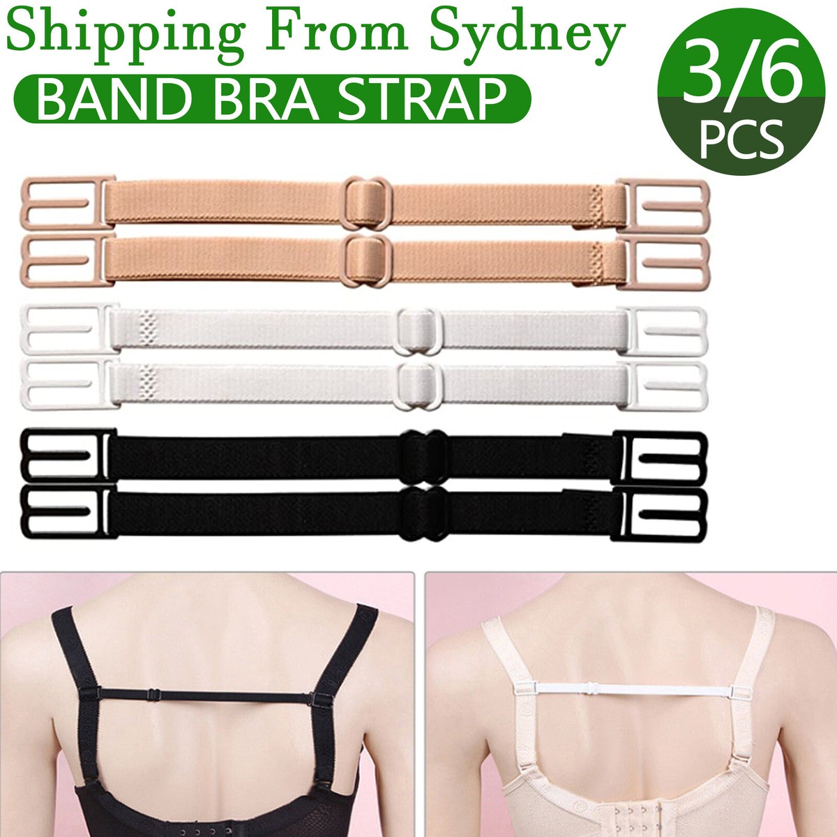 Bra Straps Bra Strap Clips Elastic Non-slip Strap Holders For Woen