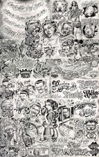 Boog From The Streets With Love Gangsta Style Tattoo Flash 10 Sheet Set 11x14" E