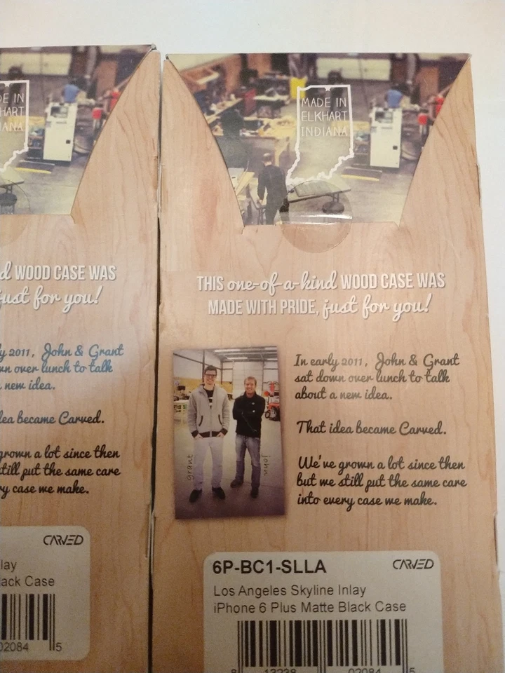 Único iPhone 6 Plus de madera tallada en el horizonte de la ciudad de Los Ángeles... ¡¡Nuevo!!! Foto 3 de 4