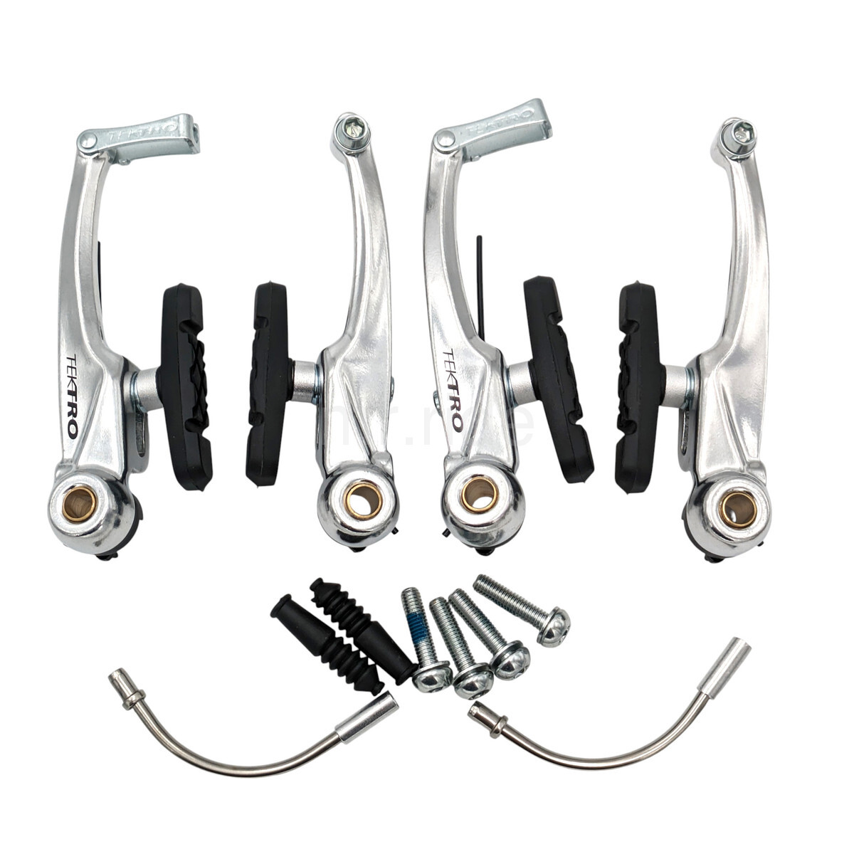 TEKTRO C310 V-Brake Linear Pull Brake Set Silver,20.5-36.5mm,F+R Long Arm 110mm