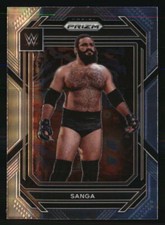 Sanga 2023 Panini Prizm WWE #117 WRESTLING Card
