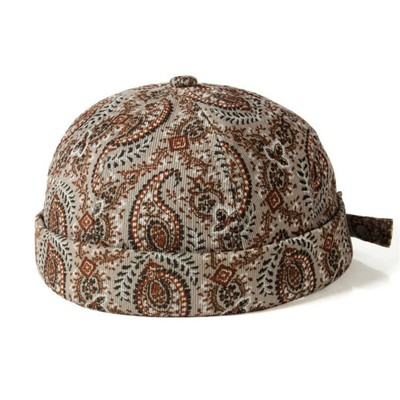 Atmungsaktiver Hut ohne Krempe verstellbar Hip Hop Hüte Unisex Docker Cap Herren Damen