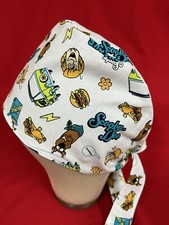 Men/Women Surgical Scrub Cap Lined Comics Dog 100 Cotton