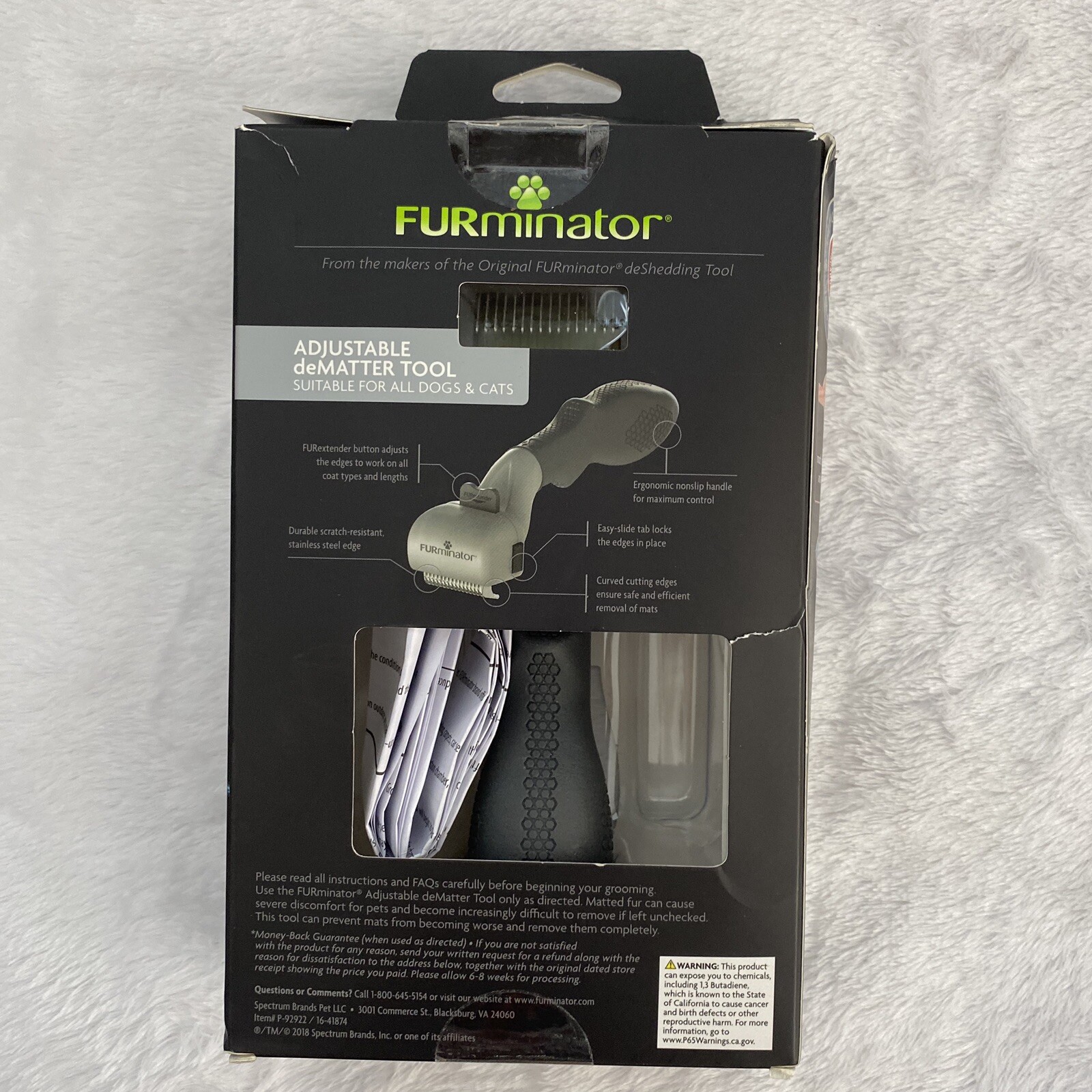 adjustable dematter tool