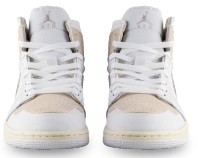 Size 13 - Air Jordan 1 SE Craft Mid Inside Out - White Sail for