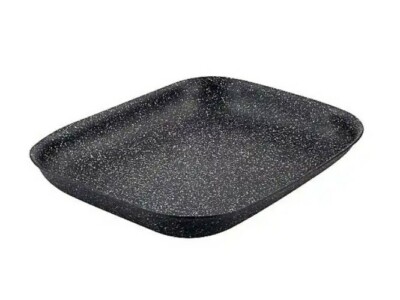 32cm Curve BRÄTER Scoville Antihaft SCHWARZ SCHATTEN GRILL Ofen Braten Fleisch Gemüse