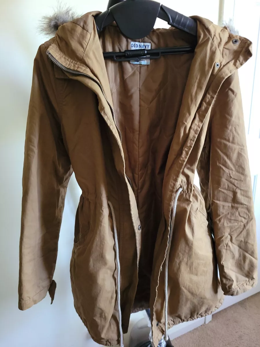Tan fur hotsell lined jacket