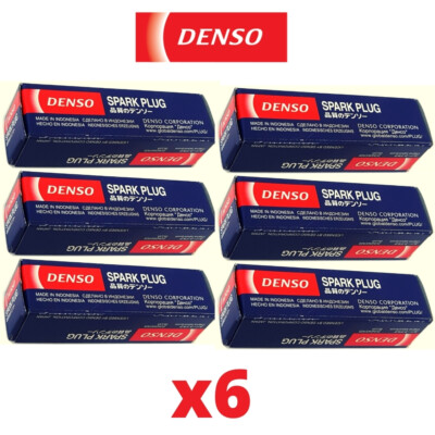 6x Denso Spark Plugs for SMART CITY-COUPE 600 98->04 450 Nickel