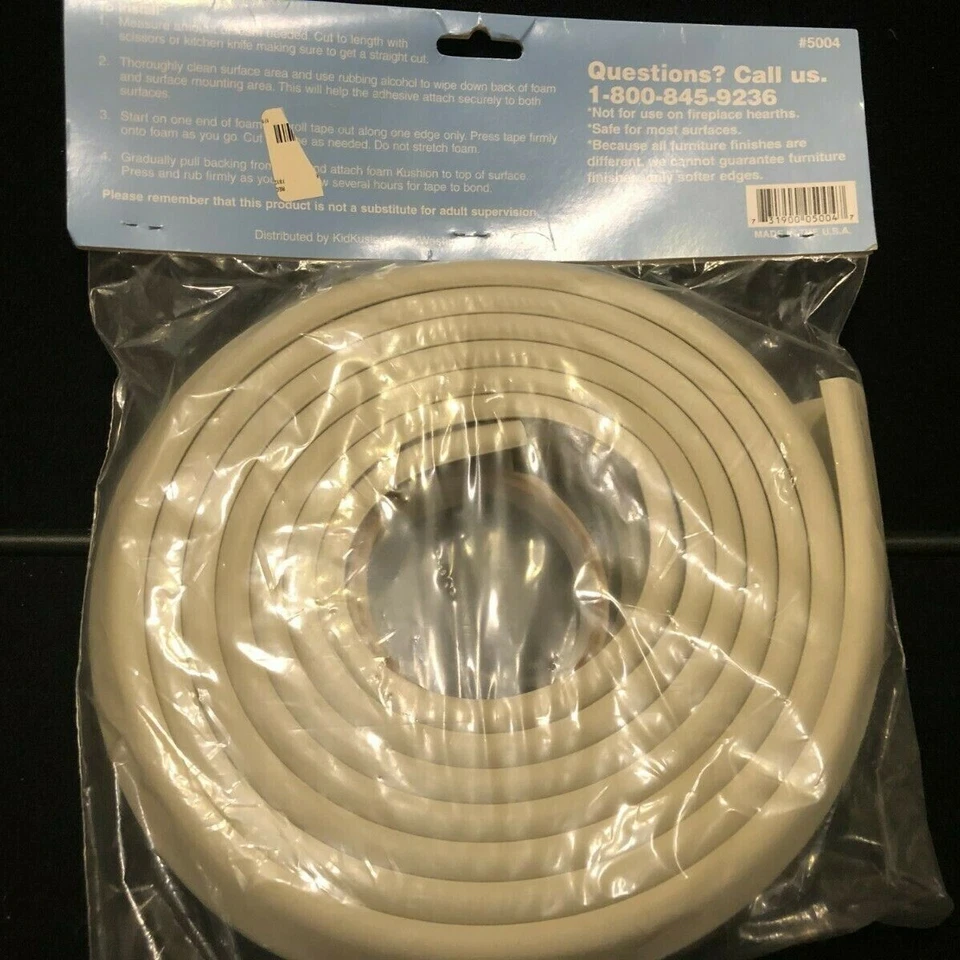 Cojín KidKusion Edge Off White 12 pies seguridad bebé niño Foto 2 de 4