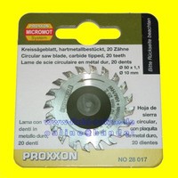 Proxxon 28017 KreissäGeblatt HartmetallbestüCkt Mit 20 ZäHnen 27006 27070 28070