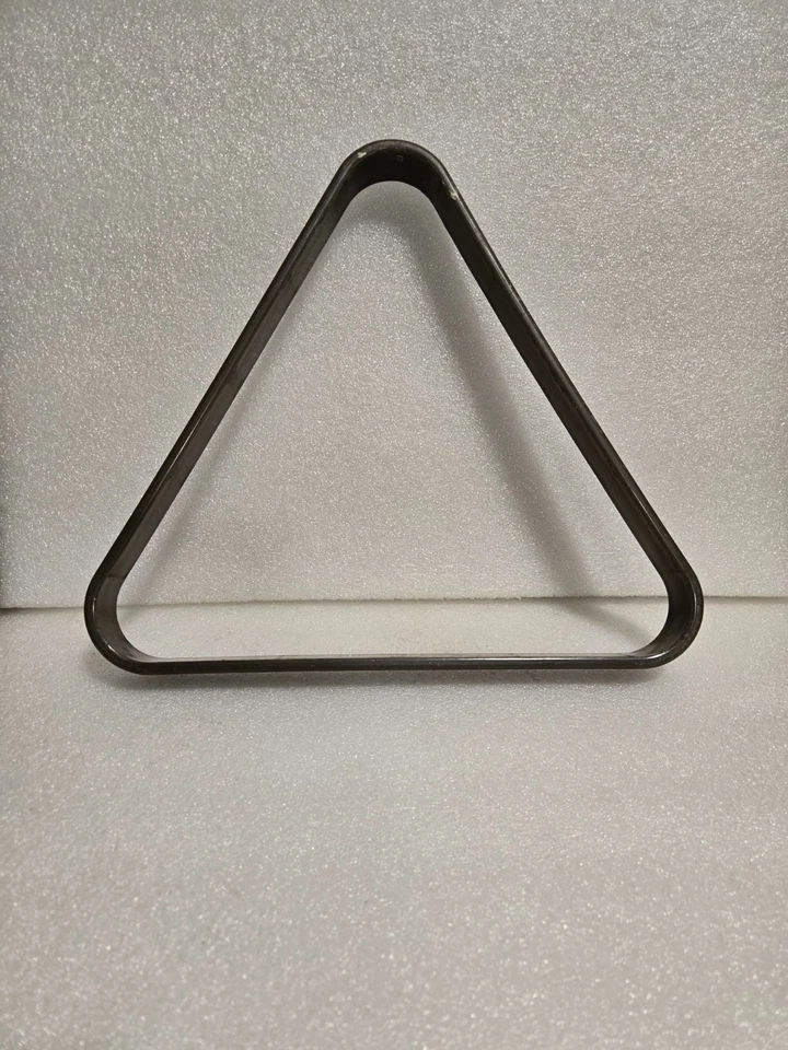 Vintage Brunswick Olive Drab Plastic Pool Billiard Triangle Ball Rack - Image 2 of 4