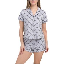 XL Juicy Couture Gray Logo Pajama Set 2 Piece- Size XL NWT