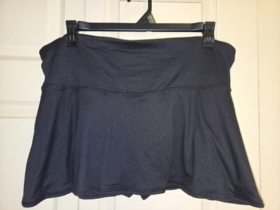 TIME AND TRUE MATERNITY ACTIVE SKIRT/ SKORT W/ CROSSOVER PANEL black NWT