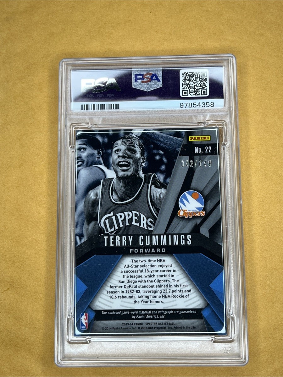 2013-14 Panini Spectra - Threads Autographs Terry Cummings #22