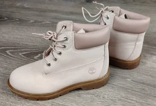 Timberland 6 In Classic Boot Light Pink Nubuck A5PHF Girls Size 2