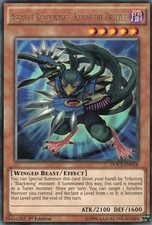 yugioh 1x Assault Blackwing - Kunai the Drizzle DOCS-EN018 RARE ENGLISCH