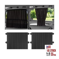 2PCS Car Side Window Sun Shades, Suction Cup Vehicle Sunshade Curtain with UV