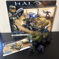 Halo Mega Bloks UNSC Gremlin Set 96818 Vehicle & Mini Figures Partially Complete