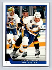 1993-94 Upper Deck - Bob Bassen #2 St. Louis Blues Hockey Card