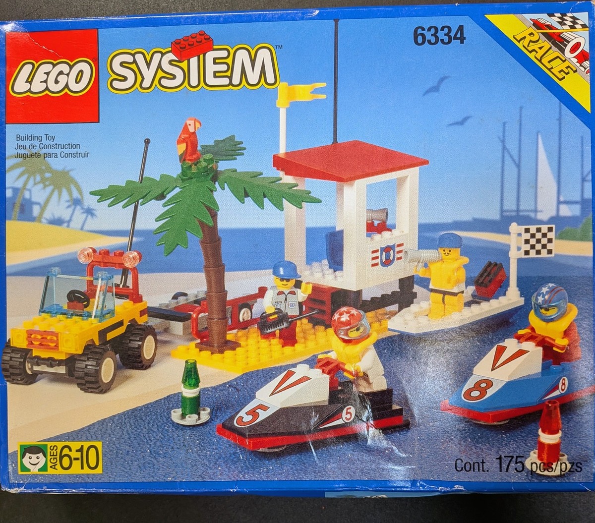LEGO System 6334 Wave Jump Racers (1996) New In Factory Sealed Box