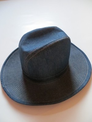 Levi's Jeans Cowboy Hut Gr. L 7 1/4 NEU Vintage Denim Hat Western Jeanshut KULT!