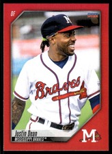 2022 Justin Dean Choice Minor League Rookie Card RC Mississippi Braves