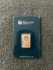 The Perth Mint 10g Gold Bar Green Card - Sealed 2985.93 per troy oz