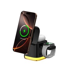 5 in 1 Charging Station Type-C 30W Fast Charging Stand for iPhone 17 16 15 14 13