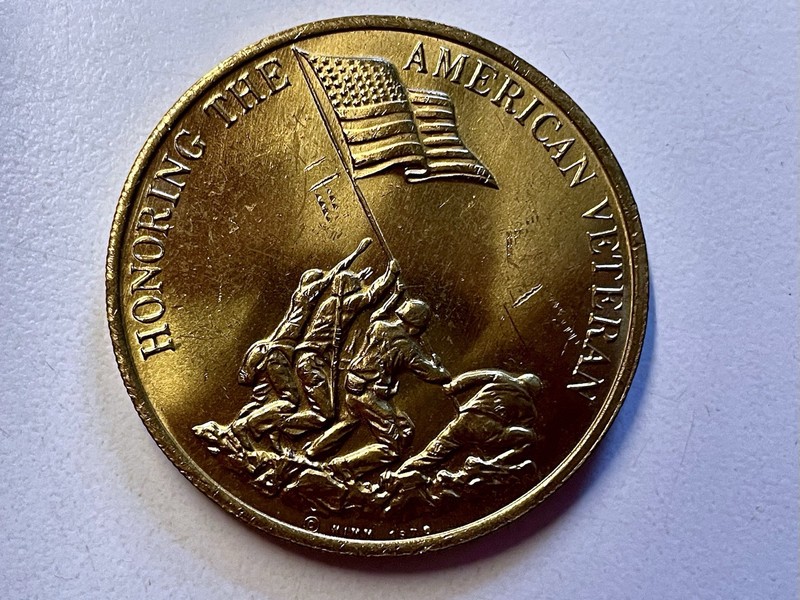 1978 Honoring the American Veteran - Preserving American Freedom Bronze Medal