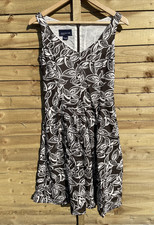 Jones New York Signature Dress Womens UK 8 US 4 Mauve Cotton Floral Slip Dress