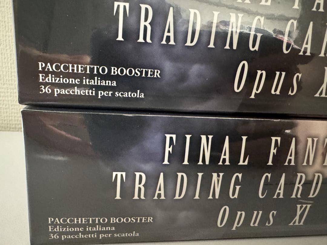 Final Fantasy TCG Opus XI Soldier's Return Italian 2 Booster Boxes